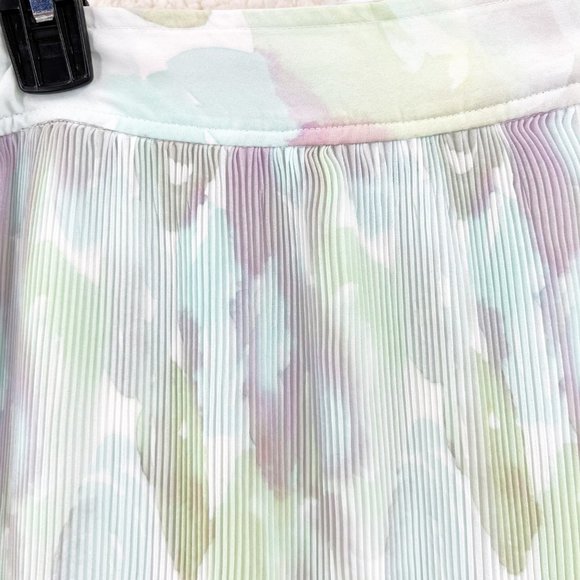 GANNI Watercolor Printed pleated georgette maxi skirt Size 38 NWT US 6 - Picture 9 of 15